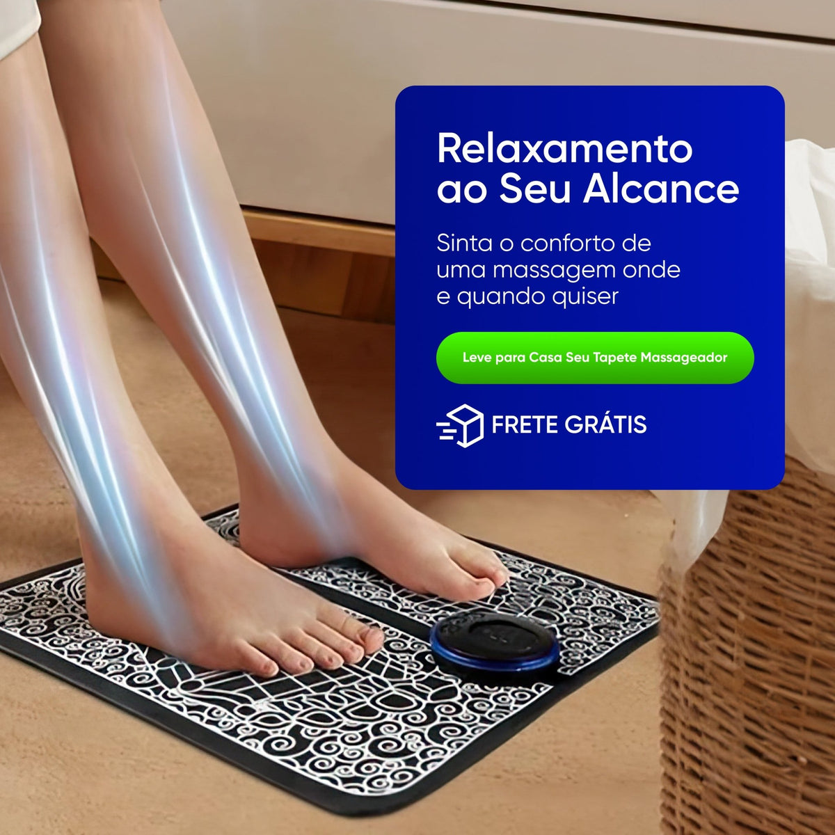 Foot Mat - Tapete Massageador com Tecnologia EUMS - achatudostore