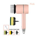 TurboScrub Max - Escova de Limpeza Elétrica Multifuncional Doméstica Recarregável - achatudostore