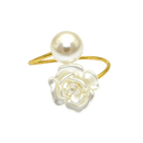 Anéis de Guardanapo com Pérola - achatudostore