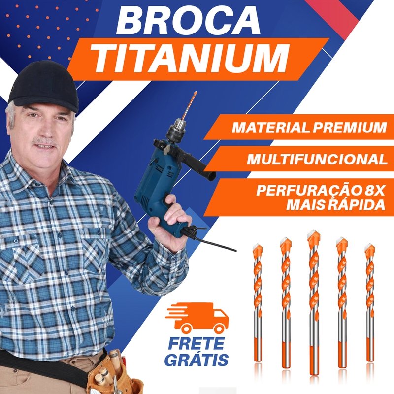 Todopoderoso Malversar es suficiente Broca Titanium - Broca Multifuncional Ultra Resistente