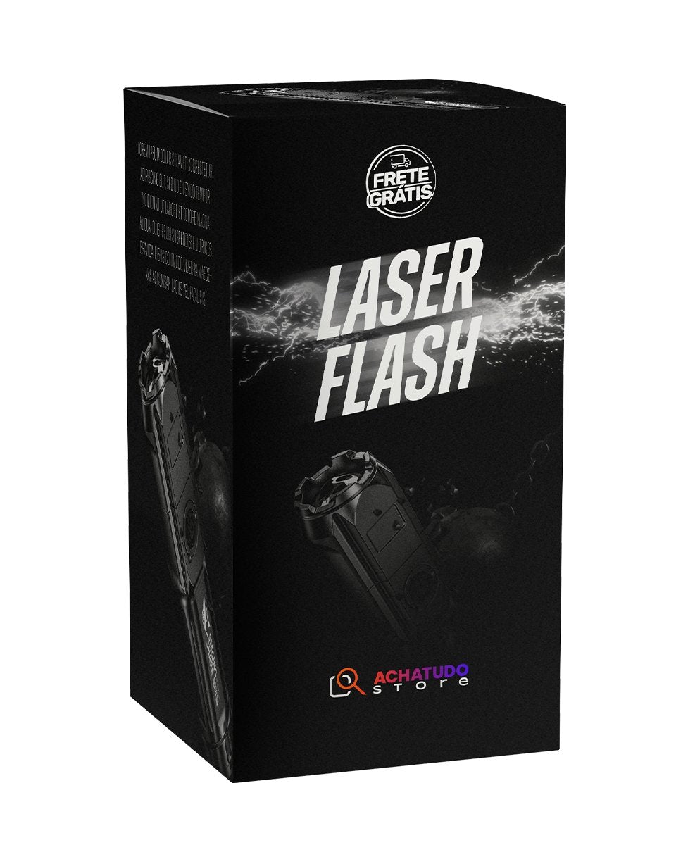 Laser Flash - Super Lanterna 10.000 Lúmens - achatudostore