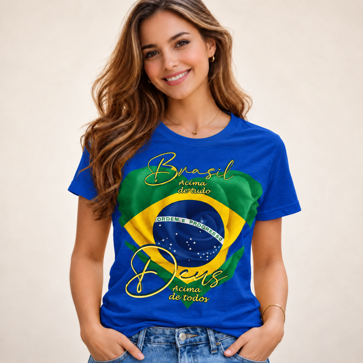 Camisa Brasil Patriota Feminina - Edição Limitada 2026