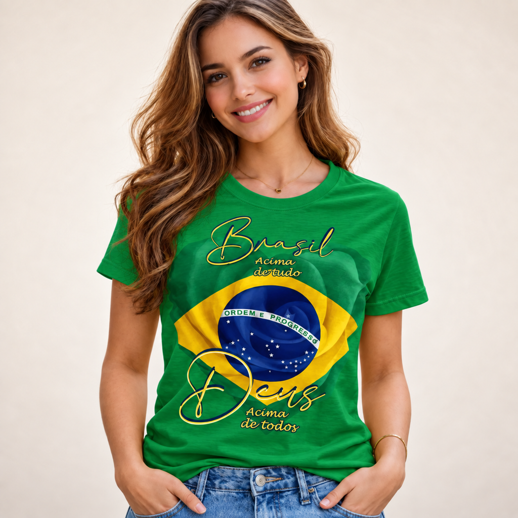Camisa Brasil Patriota Feminina - Edição Limitada 2026