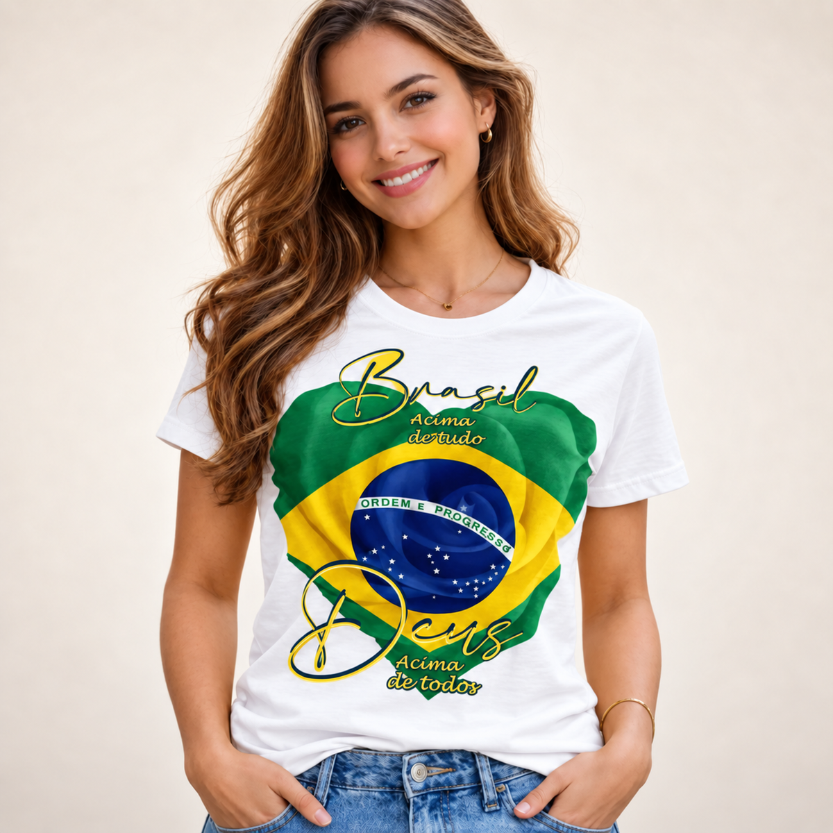 Camisa Brasil Patriota Feminina - Edição Limitada 2026