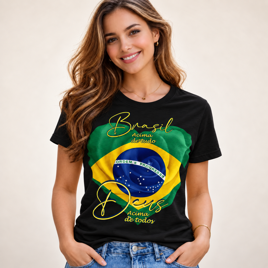 Camisa Brasil Patriota Feminina - Edição Limitada 2026