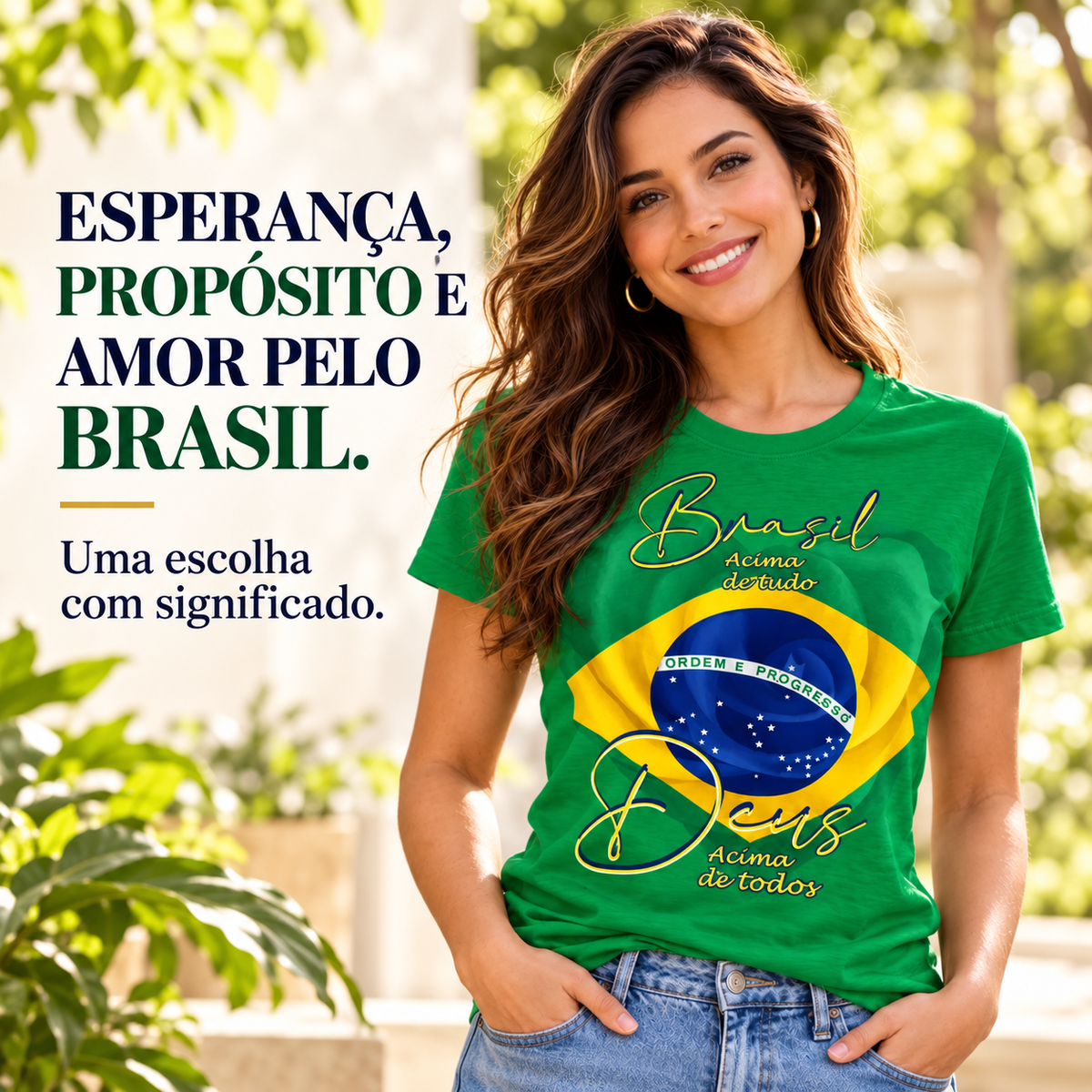 Camisa Brasil Patriota Feminina - Edição Limitada 2026