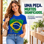 Camisa Brasil Patriota Feminina - Edição Limitada 2026