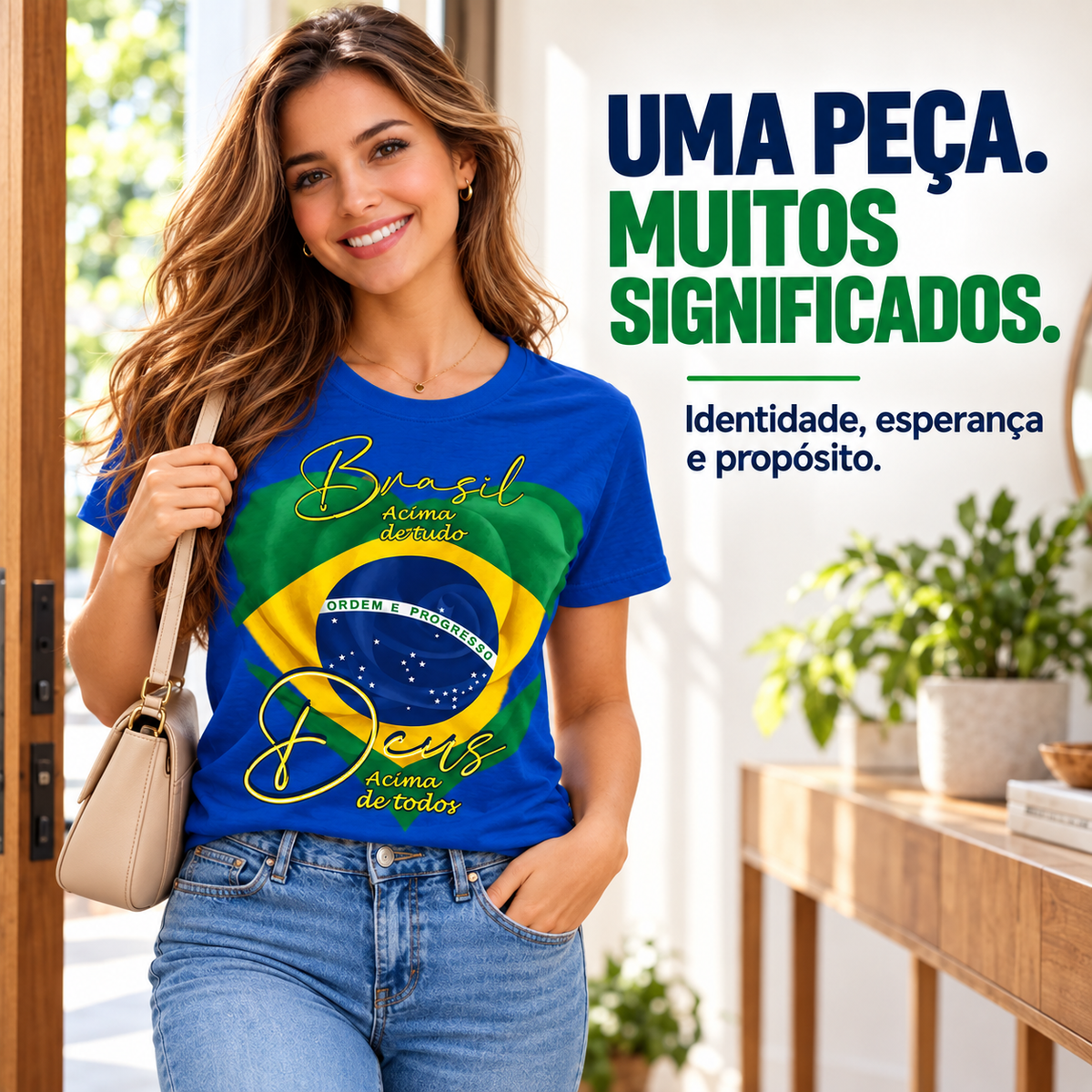 Camisa Brasil Patriota Feminina - Edição Limitada 2026