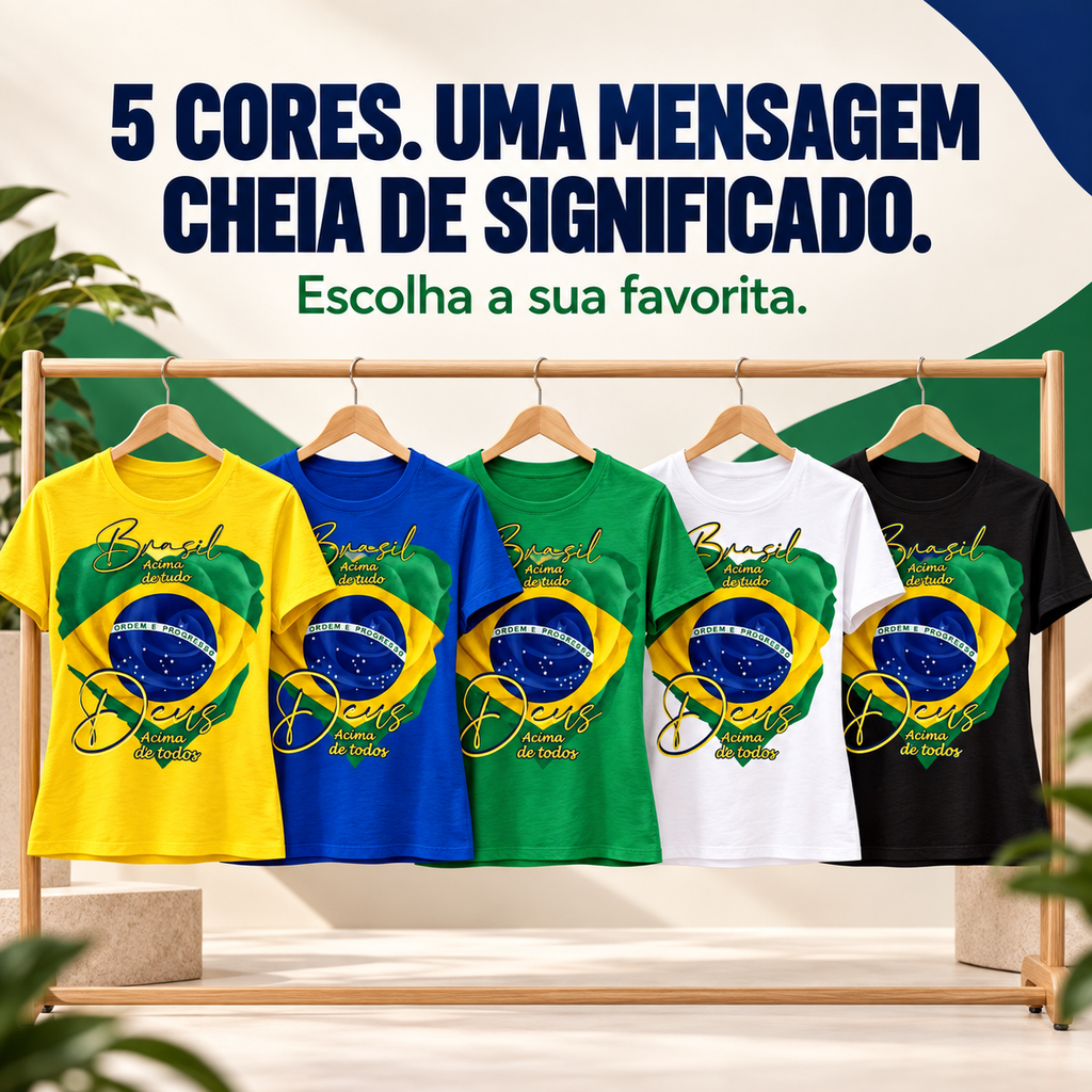 Camisa Brasil Patriota Feminina - Edição Limitada 2026
