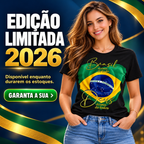 Camisa Brasil Patriota Feminina - Edição Limitada 2026