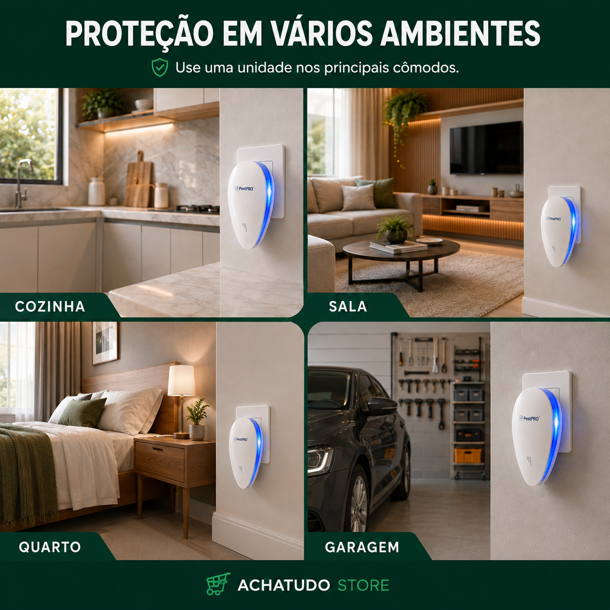 PestPro™ - Repelente Ultrassônico Inteligente