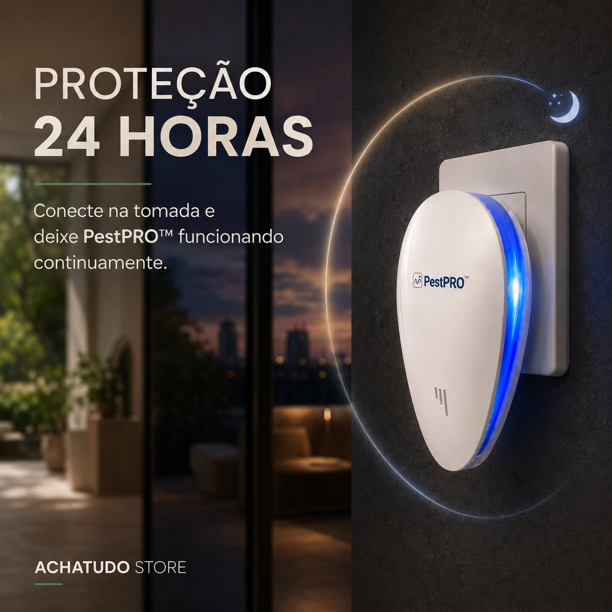 PestPro™ - Repelente Ultrassônico Inteligente