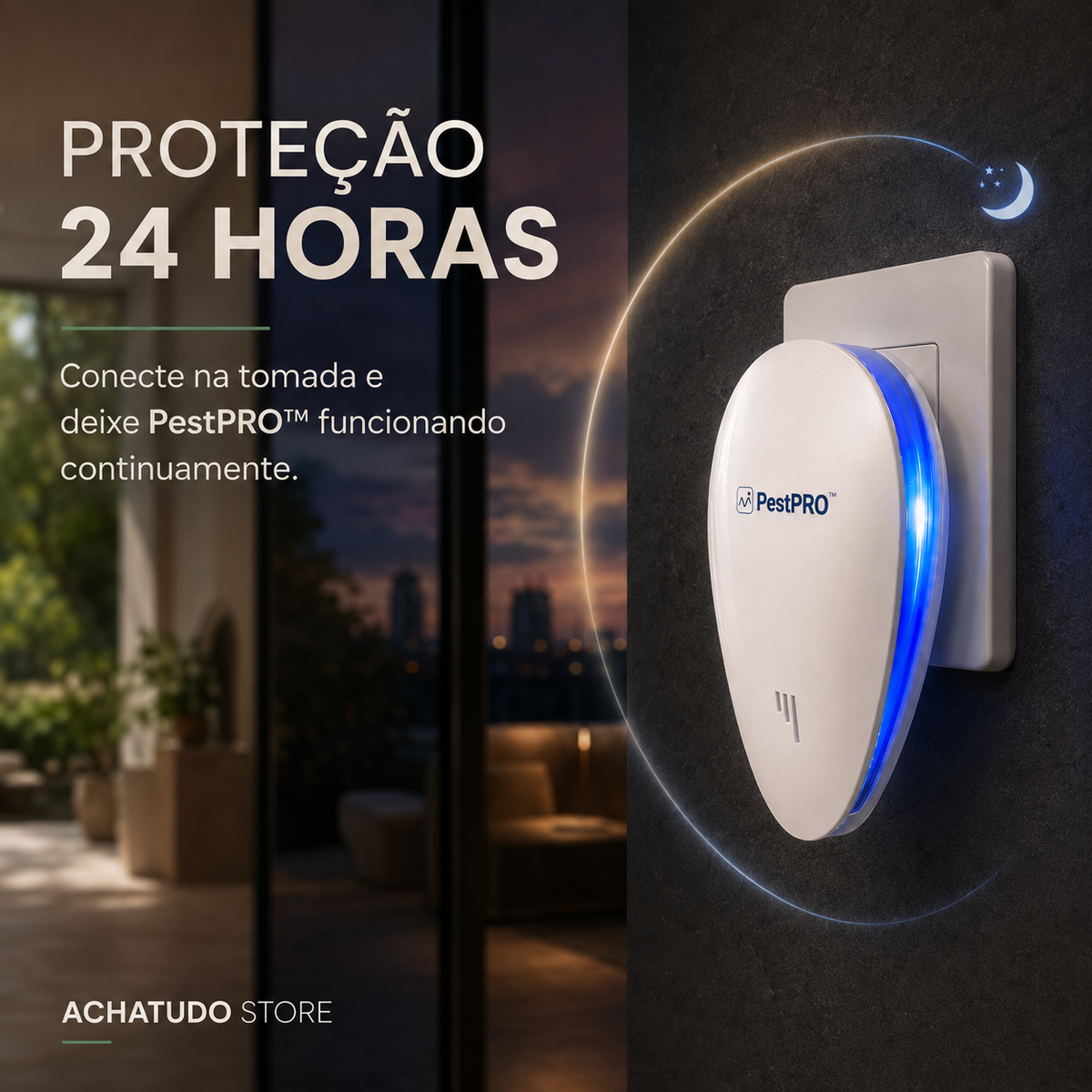 PestPro™ - Repelente Ultrassônico Inteligente
