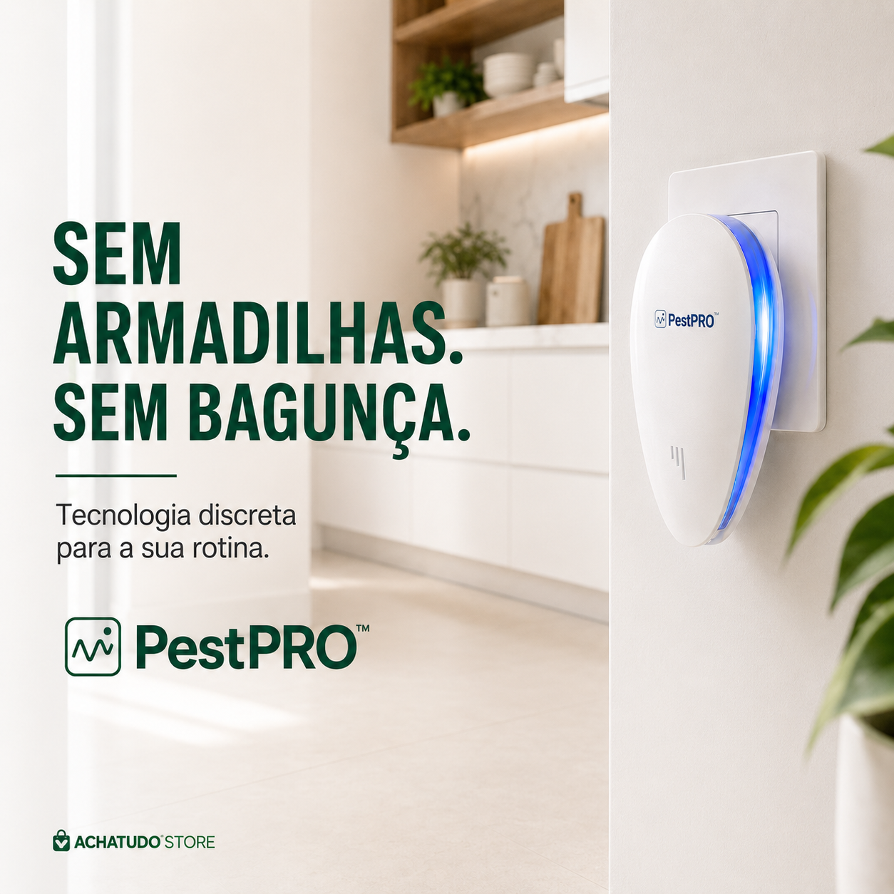 PestPro™ - Repelente Ultrassônico Inteligente