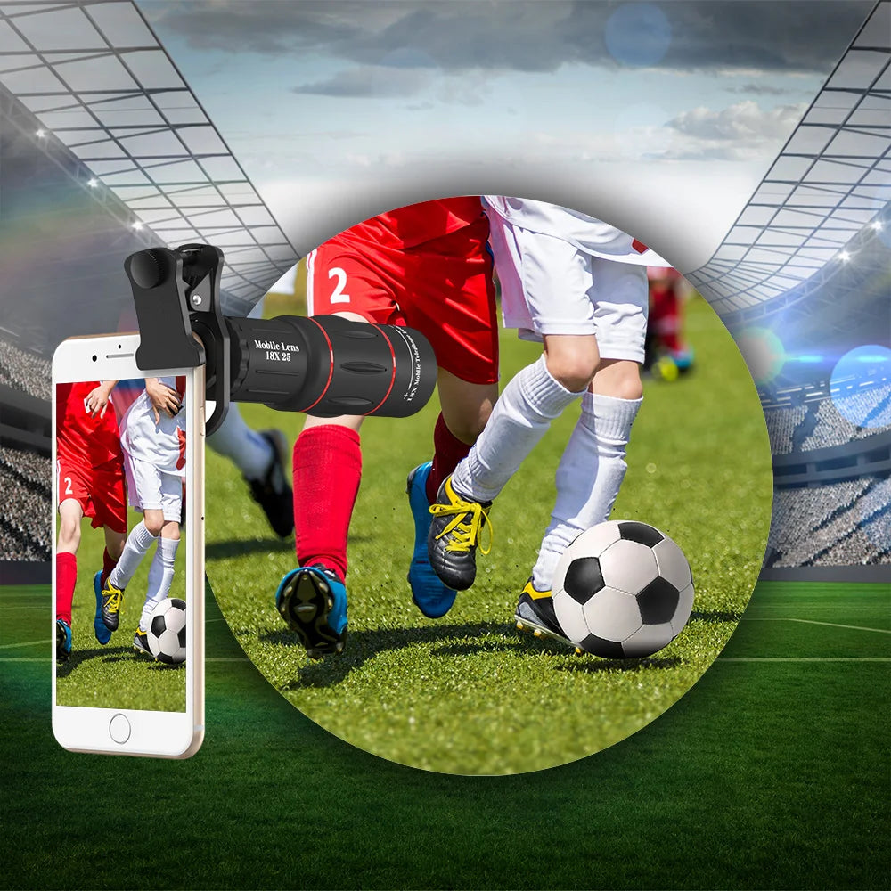 SuperZoom - lente telescópica monocular para smartphone