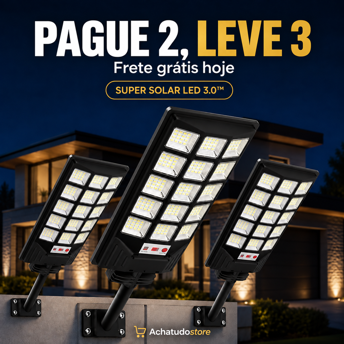 Solar Led 3.0 - Pague 2 e Leve 3!