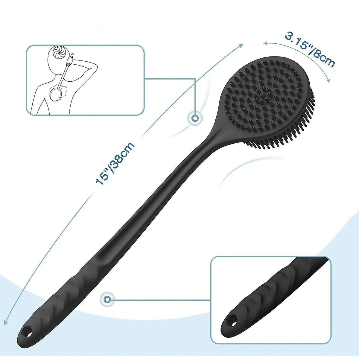 BanhoGlow - Escovão para Banho - achatudostore