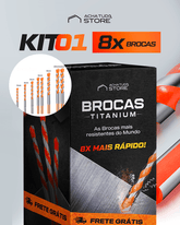 Broca Titanium - Broca Multifuncional Ultra Resistente - achatudostore