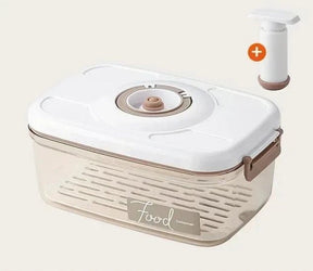 Caixa de Armazenamento de Alimentos à Vácuo - Acompanha Bomba de Vácuo - achatudostore