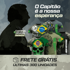 Camisa Brasil Patriota - Ele vai Voltar! - achatudostore
