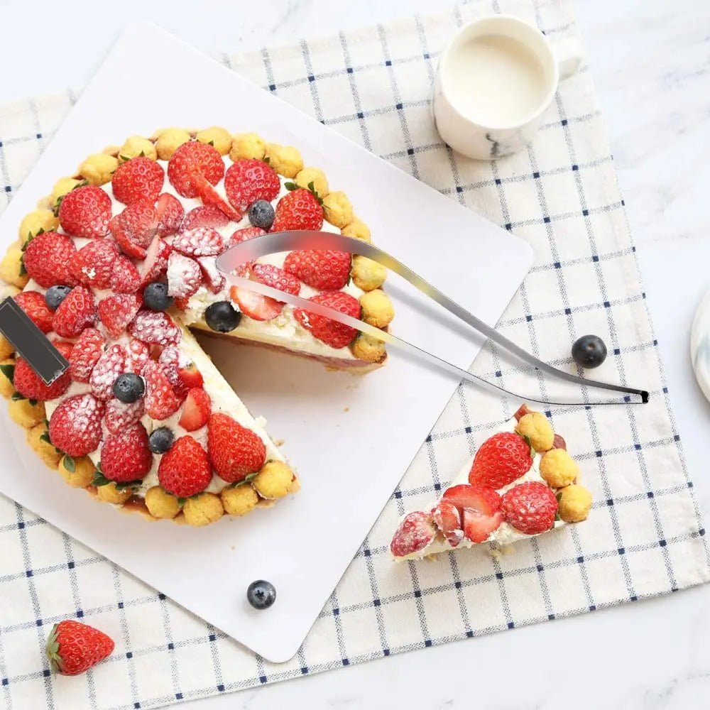 Fatiador de Bolo e Torta Inox com Design Europeu Premium - achatudostore
