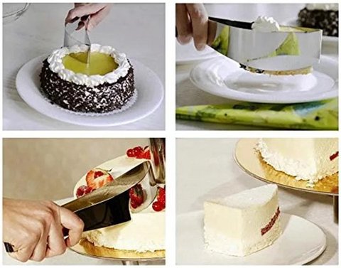 Fatiador de Bolo e Torta Inox com Design Europeu Premium - achatudostore