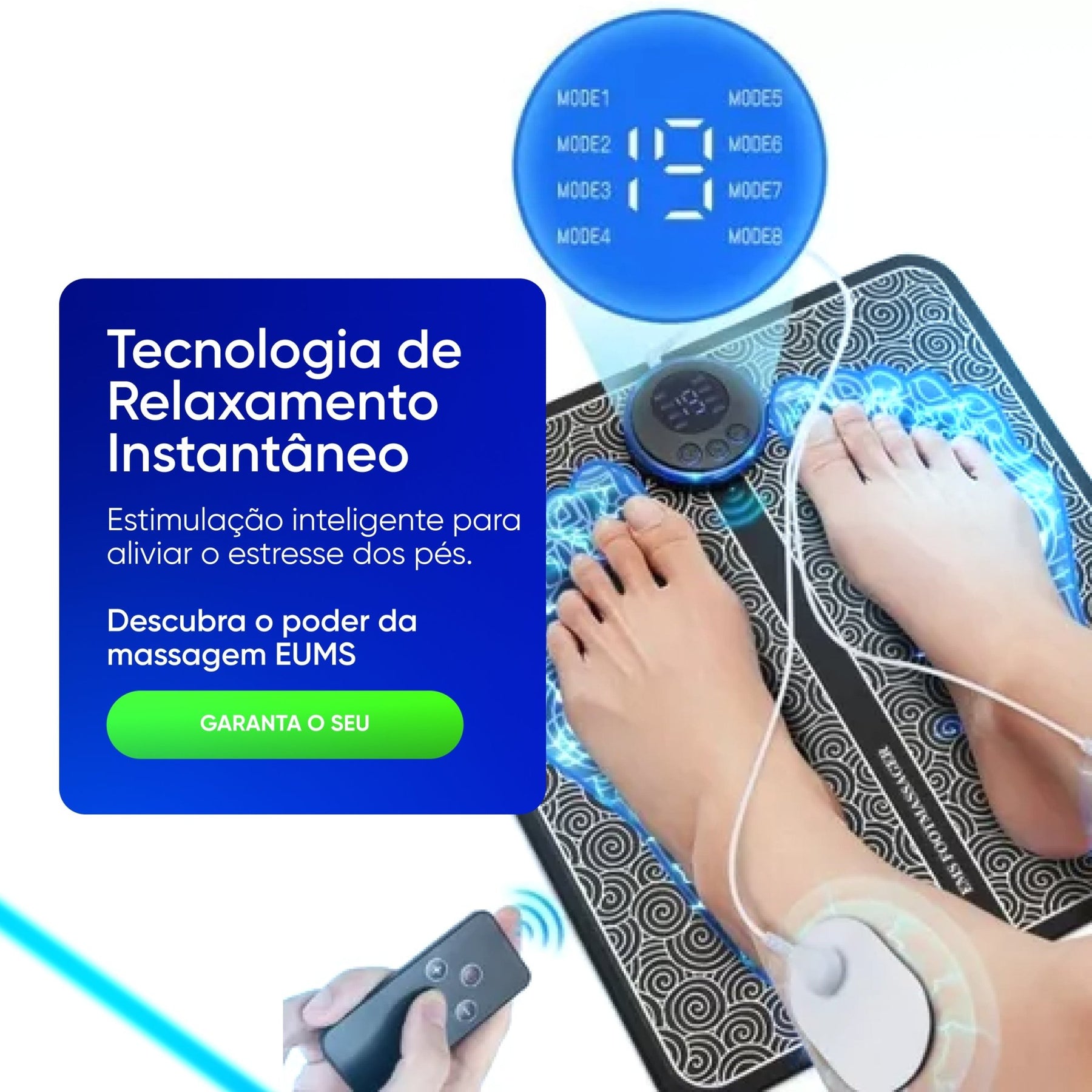 Foot Mat - Tapete Massageador com Tecnologia EUMS - achatudostore