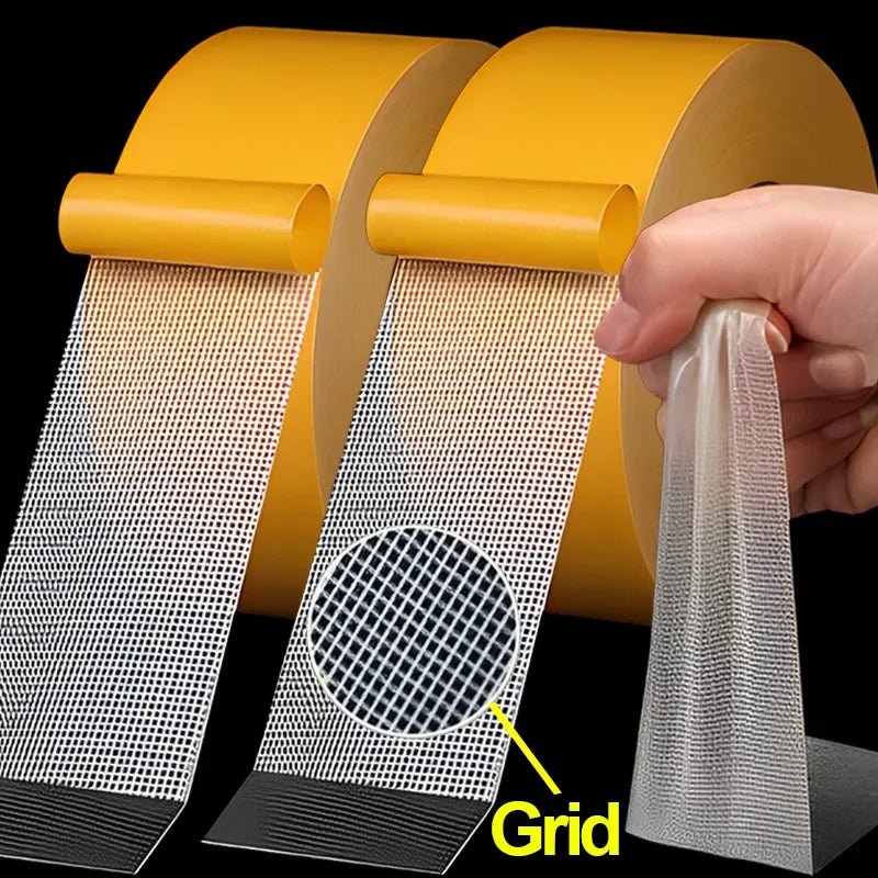 Golden Tape - Fita Adesiva dupla face de Malha Mesh Fiber - achatudostore
