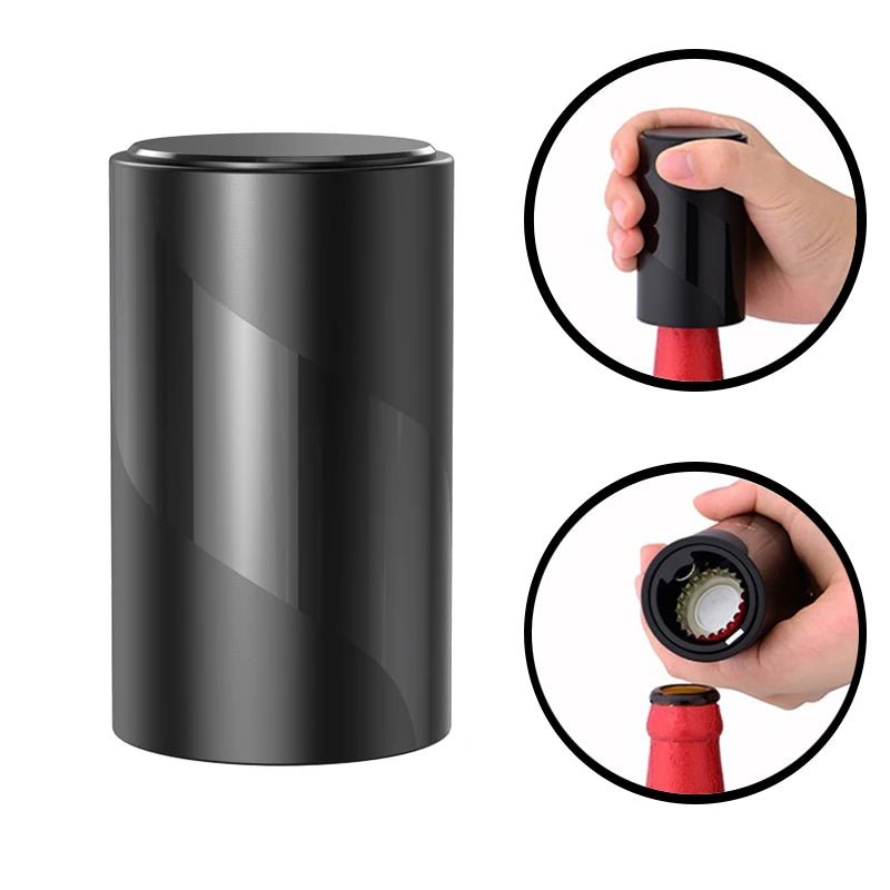 Kit Abridor de Vinho Elétrico - Edição Black Limitada - achatudostore
