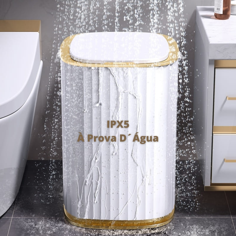 Lixeira para Banheiro e Cozinha Automática com Sensor Inteligente - achatudostore