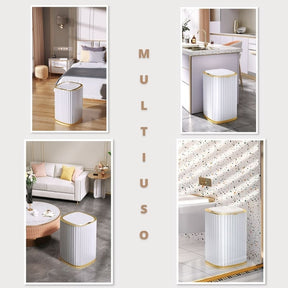 Lixeira para Banheiro e Cozinha Automática com Sensor Inteligente - achatudostore