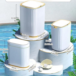Lixeira para Banheiro e Cozinha Automática com Sensor Inteligente - achatudostore