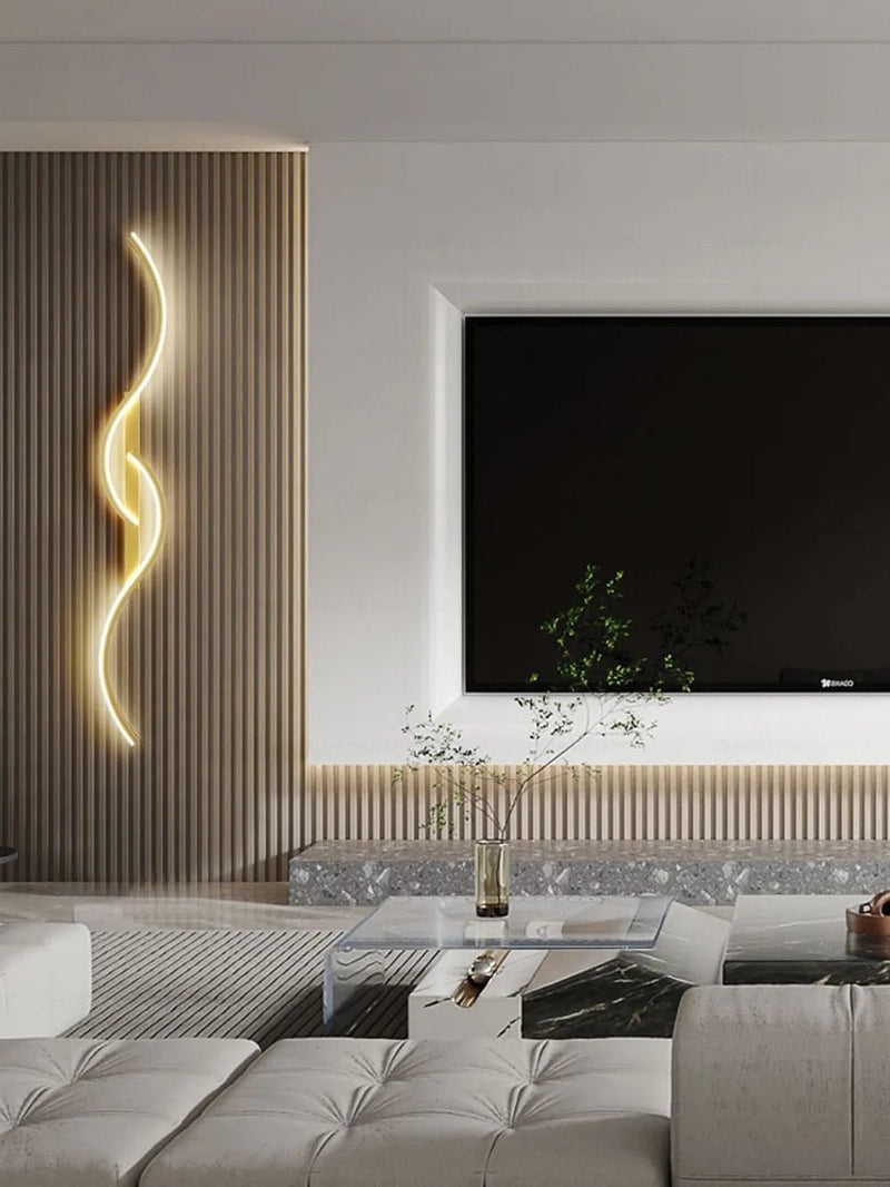 Luminária LED de Parede Moderna - Luz LED Minimalista para Quarto, Cabeceira, Luminárias de Parede - achatudostore