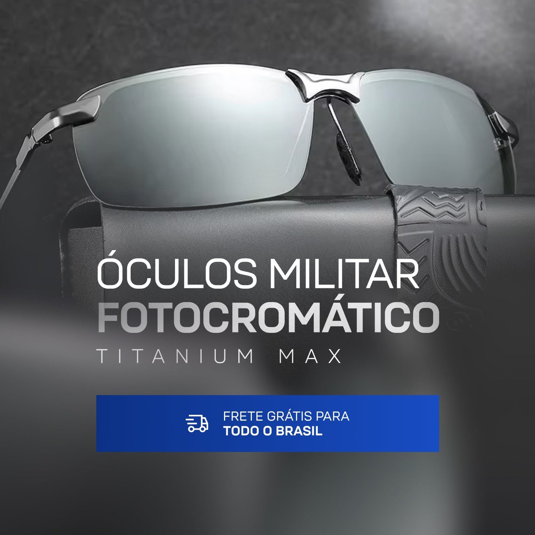 Óculos Militar Fotocromático Titanium Max - achatudostore