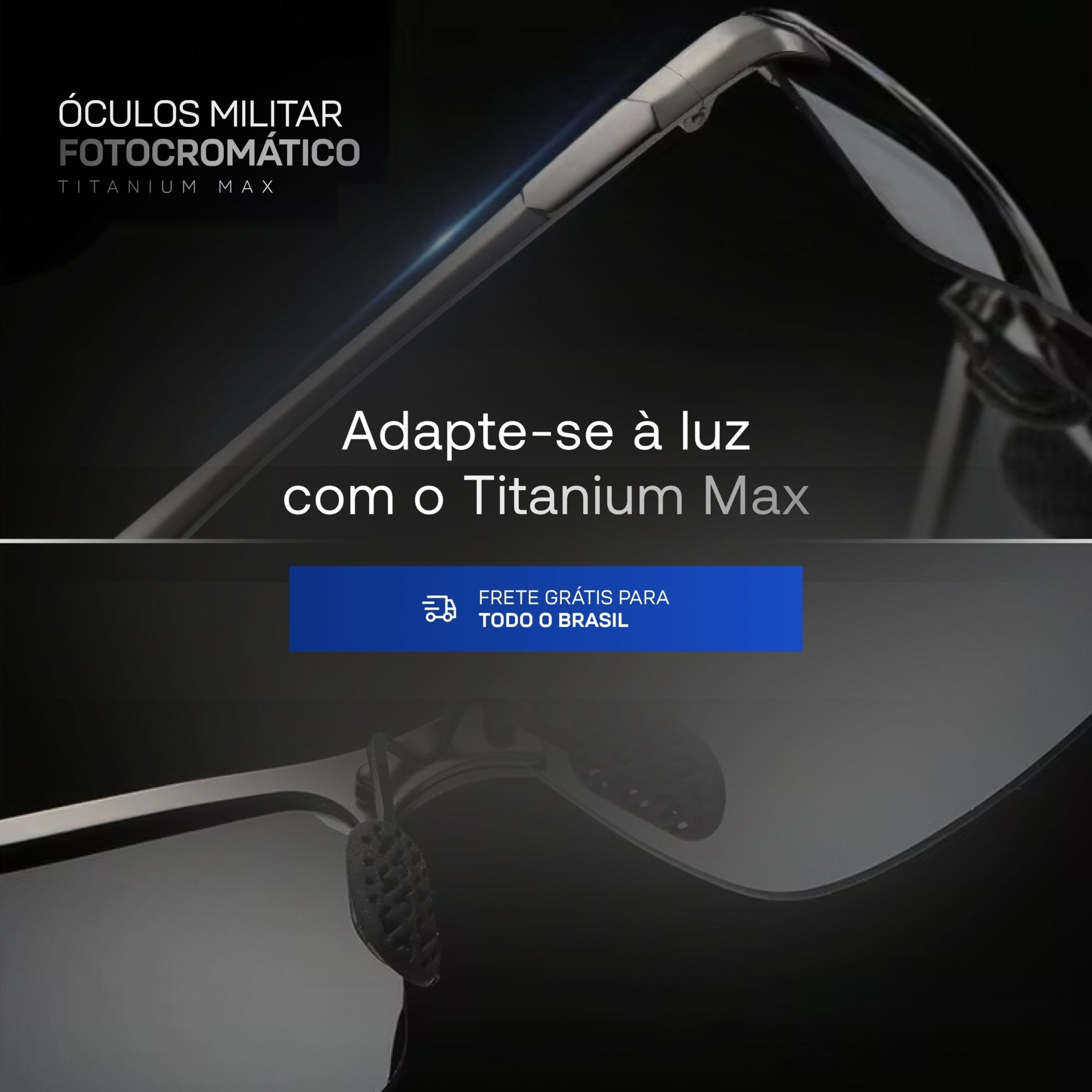 Óculos Militar Fotocromático Titanium Max - achatudostore