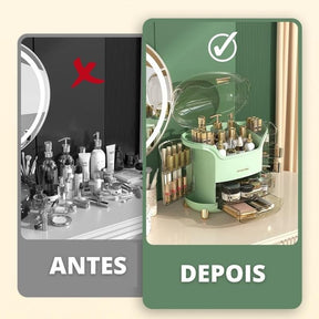 Organizador de Maquiagem e Porta Maquiagem em Acrílico - achatudostore