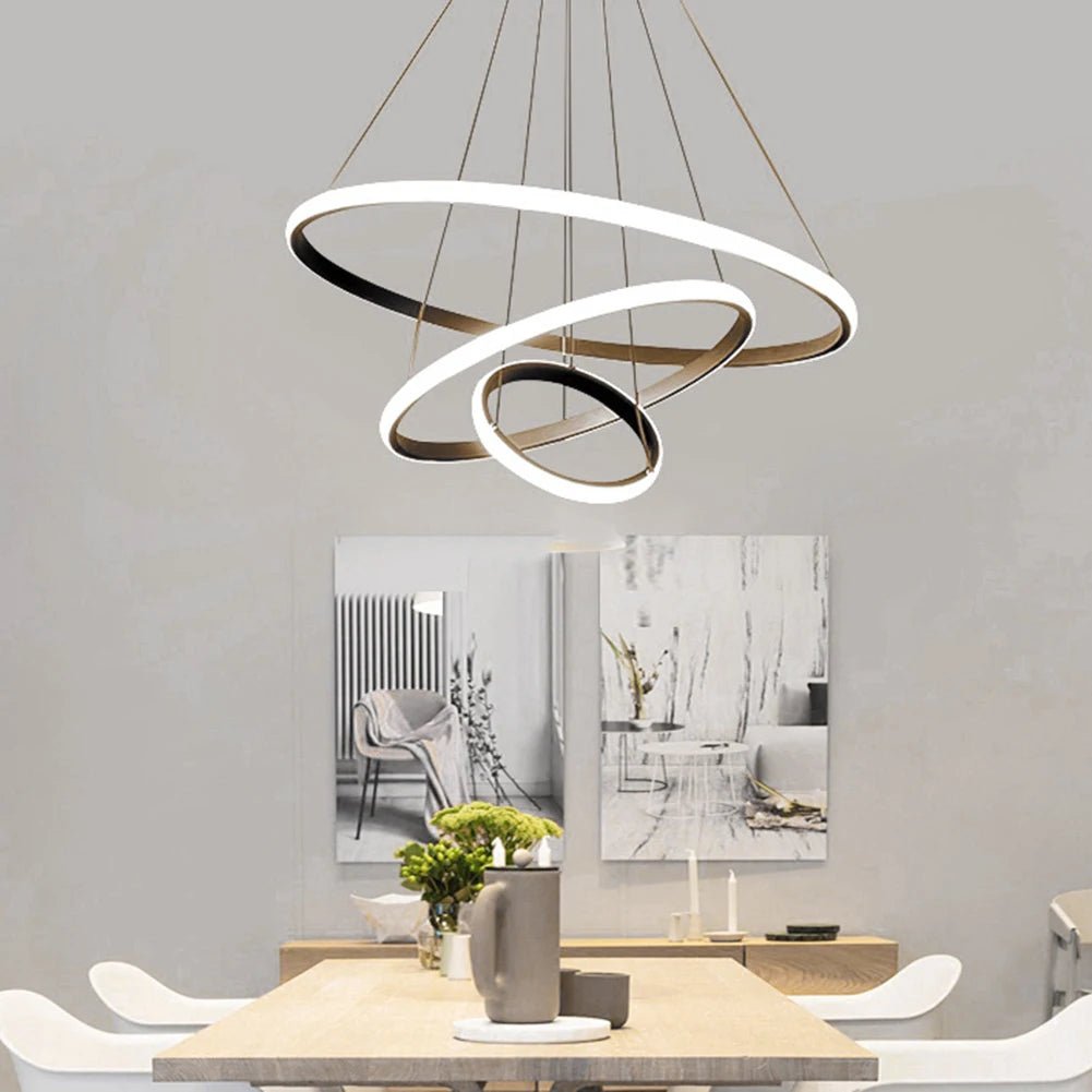 Pendente Torcido Luxuoso Nórdico Ajustável LED com alto brilho - achatudostore
