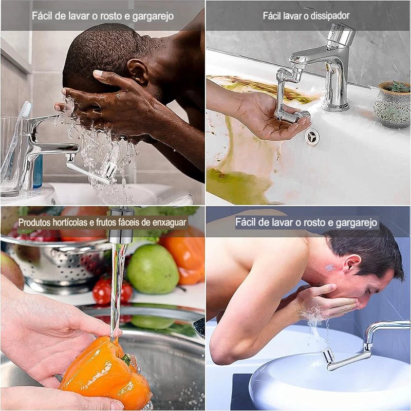 Sprayer Head - Extensor Universal em Inox com Rotação de 1080° - achatudostore