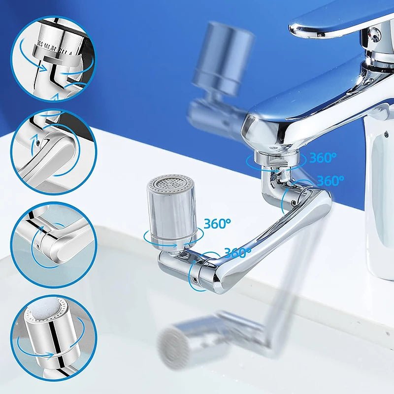 Sprayer Head - Extensor Universal em Inox com Rotação de 1080° - achatudostore