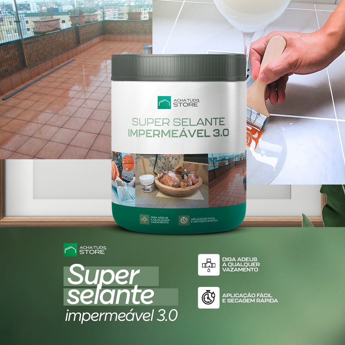 Super Selante Impermeável 3.0 - achatudostore