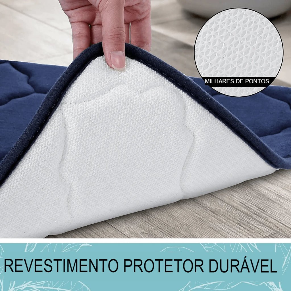 Tapete para Banheiro Antiderrapante Absorvente - achatudostore