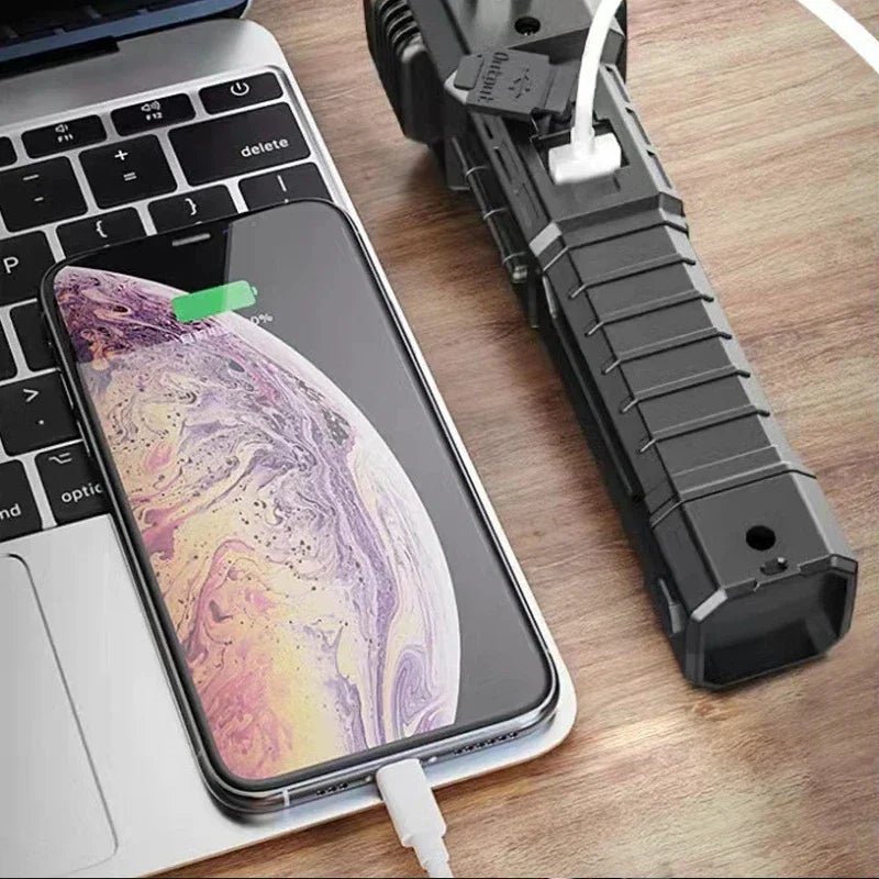 TitanForce X4 - Lanterna Tática Multifuncional 4 em 1 - achatudostore