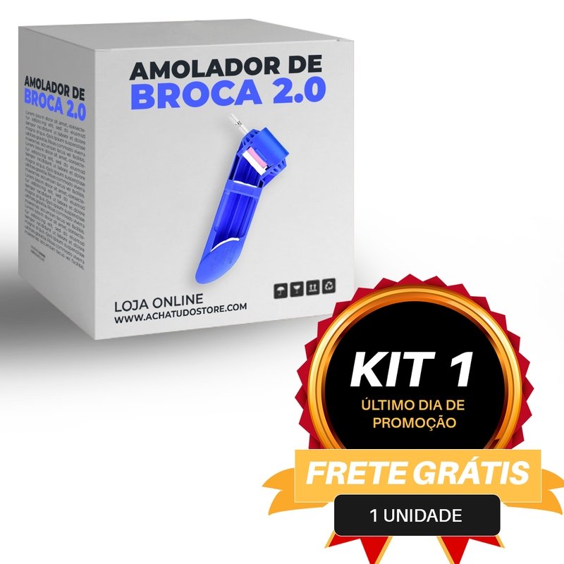 Amolador de Broca 2.0 - Afiador para amolar Brocas - achatudostore