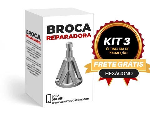 Broca Reparadora - Broca Reparadora de Parafuso - achatudostore