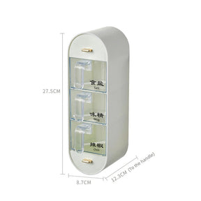 Compre 1 e Leve 2 - Porta-Tempero de Parede com 5 Compartimentos - achatudostore