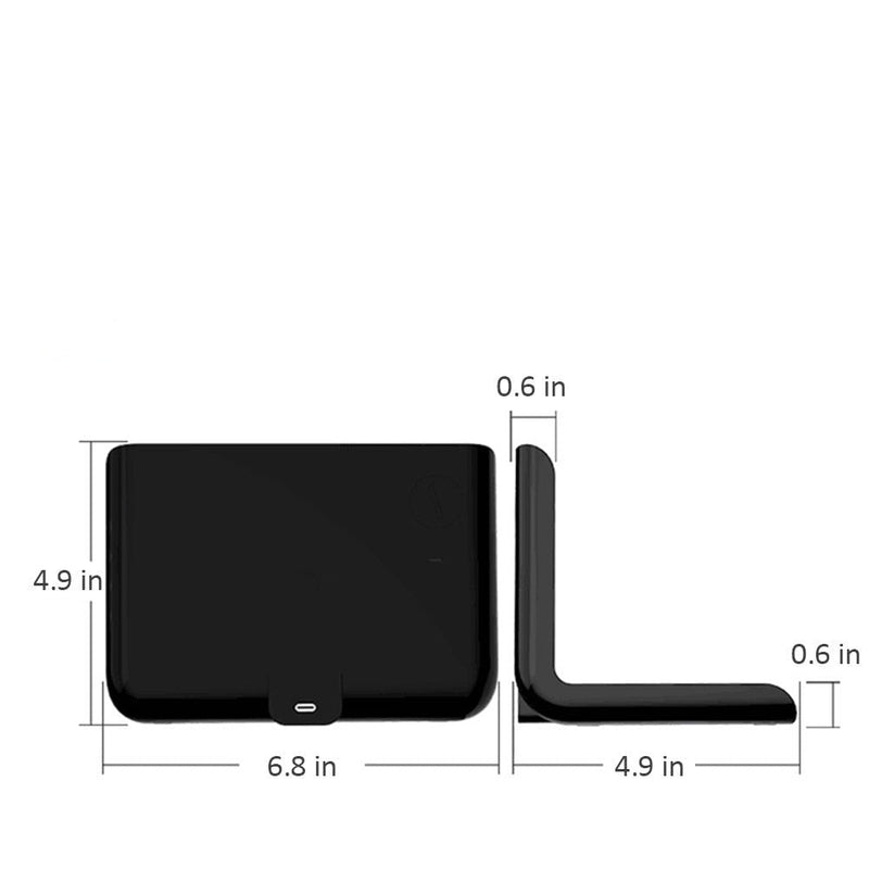 DigitalStation 4 em 1 Multifuncional - Carregador por Indução, Hora, Calendário e Temperatura - achatudostore