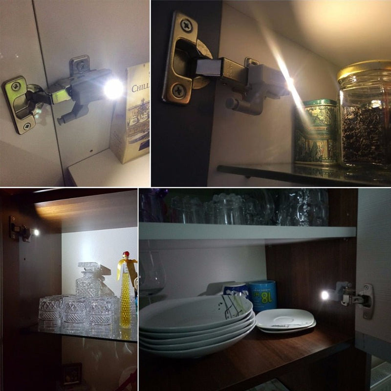 Dobradiça LED - Sensor Inteligente com Luz Led para Dobradiças - achatudostore