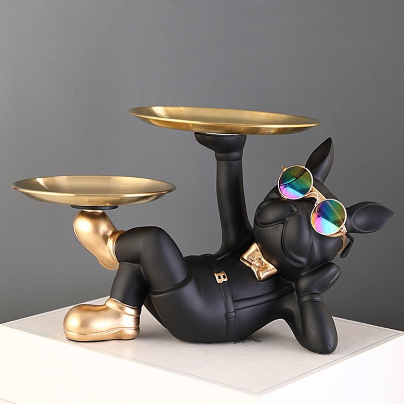 Escultura Decorativa Bulldog Descolado - achatudostore