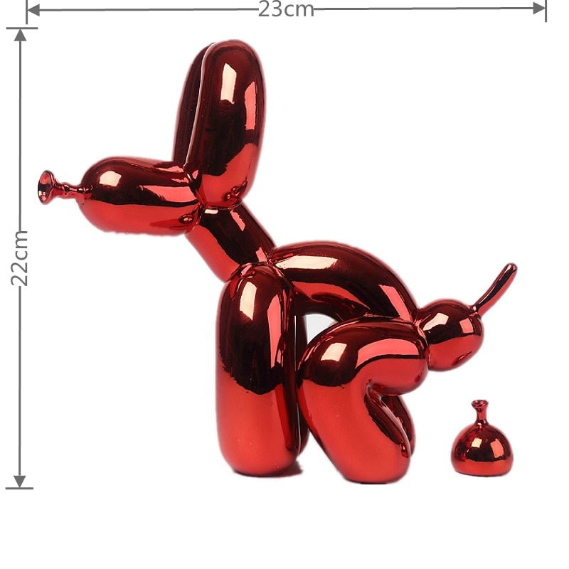 Escultura Decorativa Cachorro de Balão - achatudostore