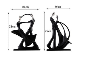 Escultura Decorativa Casal de Dançarinos - achatudostore